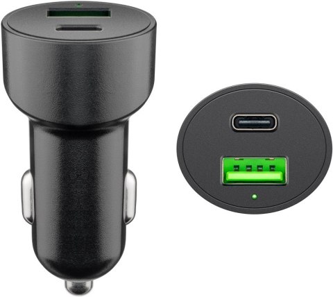 Ładowarka samochodowa USB USB-C PD QC 48W Goobay