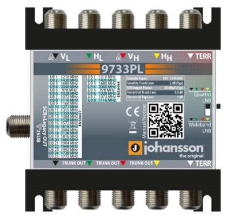 Multiswitch Unicable II Johansson 9733PL - 5/1 v2 Johansson