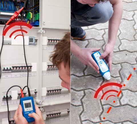 Bezprzewodowy Detektor Kabli Zestaw PeakTech 3435 Bezprzewodowy Detektor Kabli Zestaw PeakTech 3435