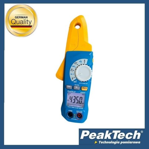 Cyfrowy Miernik Cęgowy z RMS PeakTech 4350 Cyfrowy Miernik Cęgowy z RMS PeakTech 4350