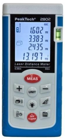 Dalmierz Laserowy do 80m PeakTech 2802