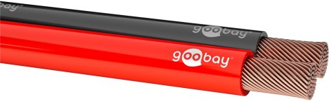 Kabel głośnikowy Goobay 2x2.5mm CCA 10m black-red