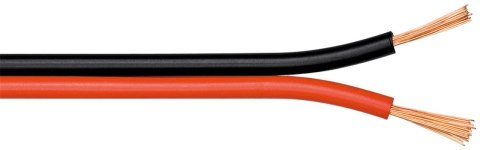 Kabel głośnikowy Goobay 2x2.5mm CCA 10m black-red