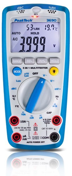 Miernik Środowiskowy 5w1 PeakTech 3690
