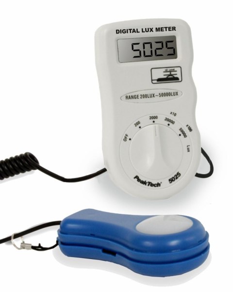Miernik Światła Luksomierz PeakTech 5025 Miernik Światła Luksomierz PeakTech 5025