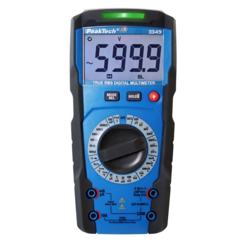 Multimetr cyfrowy 10A 600V dioda PeakTech 3349 Multimetr cyfrowy 10A 600V dioda PeakTech 3349