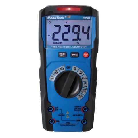 Multimetr cyfrowy 10A 600V dioda PeakTech 3350 Multimetr cyfrowy 10A 600V dioda PeakTech 3350
