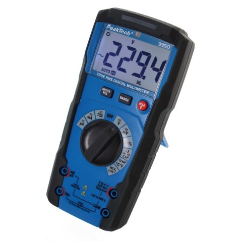 Multimetr cyfrowy 10A 600V dioda PeakTech 3350 Multimetr cyfrowy 10A 600V dioda PeakTech 3350