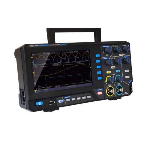 Oscyloskop cyfrowy 2CH 10MHz 100MS/s PeakTech 1401