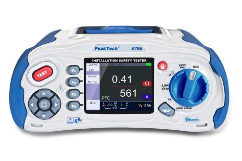 Tester bezpieczeństwa instalacji BT PeakTech 2755