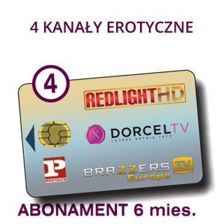 Usł. dostępu do kan DORCEL 4+ 4ch/6m VCC6 XXX