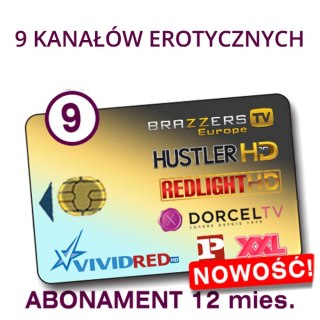 Usł. dostępu do kan ELITE HD 9+ Stars 9ch/12m VCC6 XXX