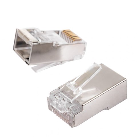 Wtyk RJ45 przelotowy kat.6 FTP PT-RJ456FT-1 25szt Wtyk RJ45 przelotowy kat.6 FTP PT-RJ456FT-1 25szt