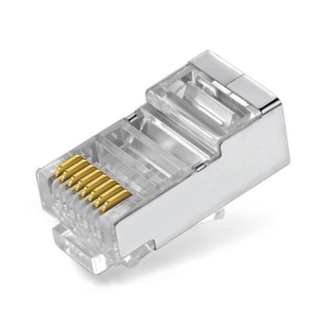 Wtyk RJ45 przelotowy kat.6 FTP PT-RJ456FT-1 25szt Wtyk RJ45 przelotowy kat.6 FTP PT-RJ456FT-1 25szt