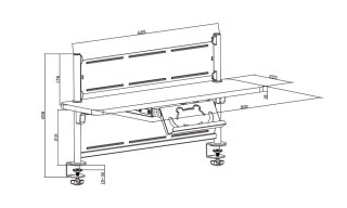 Nadstawka biurkowa Spacetronik SPB-116T SPACETRONIK