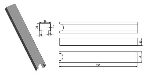 Magnetyczna prowadnica kablowa Spacetronik SPK-350