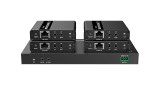 Rozgałęźnik 1/4 HDMI po LAN Spacetronik SPH-RL24 SPACETRONIK