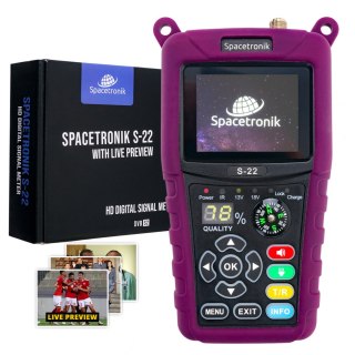 Miernik sygnału SAT Spacetronik S-22 DVB-S/S2 SPACETRONIK