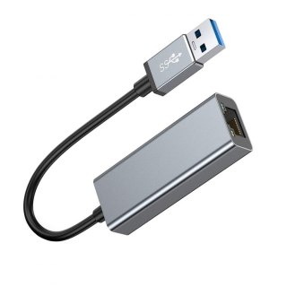 Adapter USB na gniazdo RJ45 1000 Mbp LED SPU-A02 SPACETRONIK