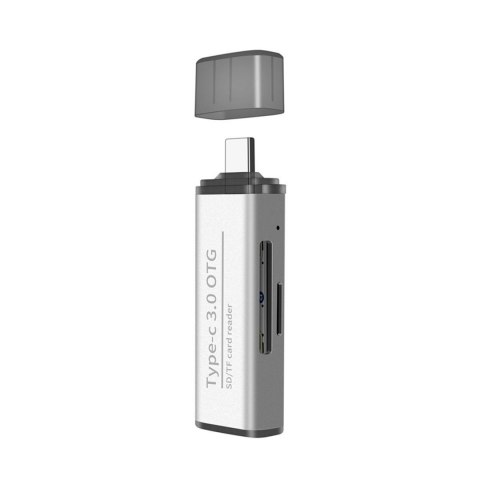 Czytnik kart SPU-CR03 USB-C na SD. micro SD. USB