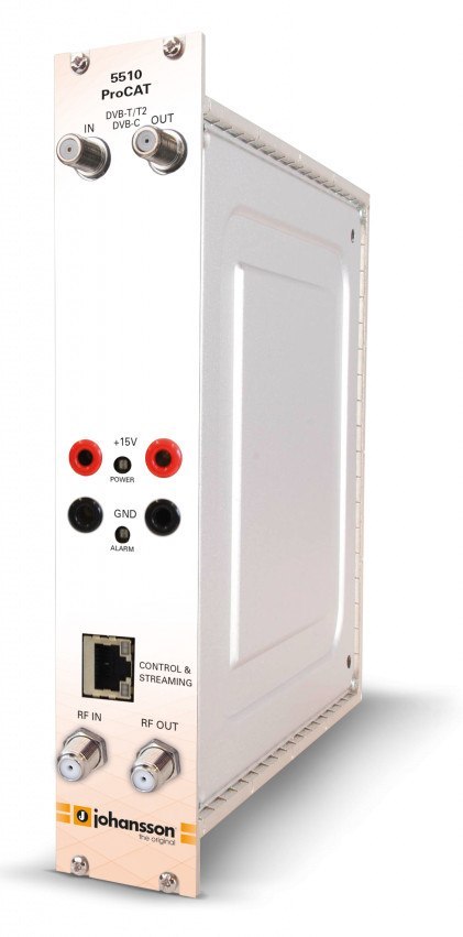 Modulator cyfrowy Johansson 5510 T2/C - DVB-T IP