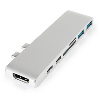 Multiport USB-C na 2x USB. 2x USB-C do Macbook SPACETRONIK