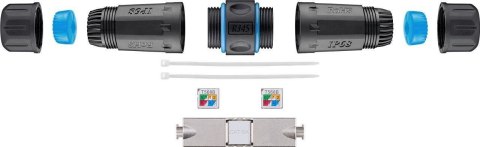 Łącznik kabli sieciowych S/FTP CAT6a IP68 Goobay Łącznik kabli sieciowych S/FTP CAT6a IP68 Goobay