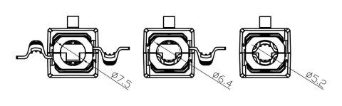 Wtyk sieciowy RJ45 8P8C CAT6a samozaciskowy Goobay Wtyk sieciowy RJ45 8P8C CAT6a samozaciskowy Goobay