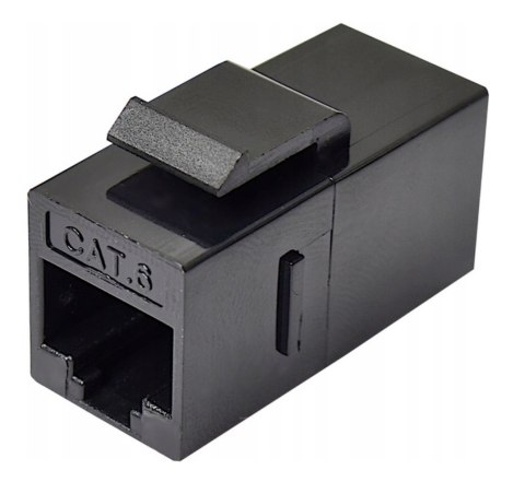 Złącze Keystone RJ45 CAT 6 UTP gn/gn beczka czarne Złącze Keystone RJ45 CAT 6 UTP gn/gn beczka czarne