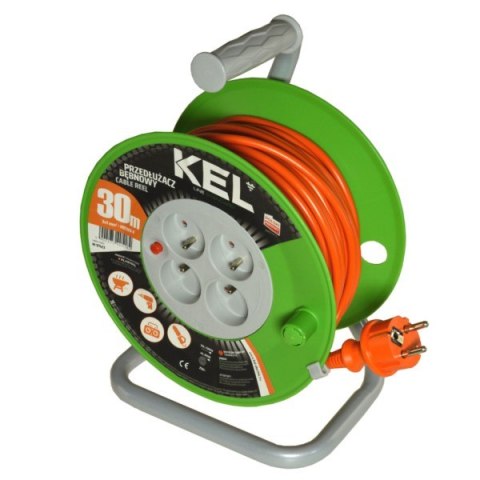 Przedłużacz bębnowy Standard 4x2p+Z 10A H05VV-F/3x Przedłużacz bębnowy Standard 4x2p+Z 10A H05VV-F/3x