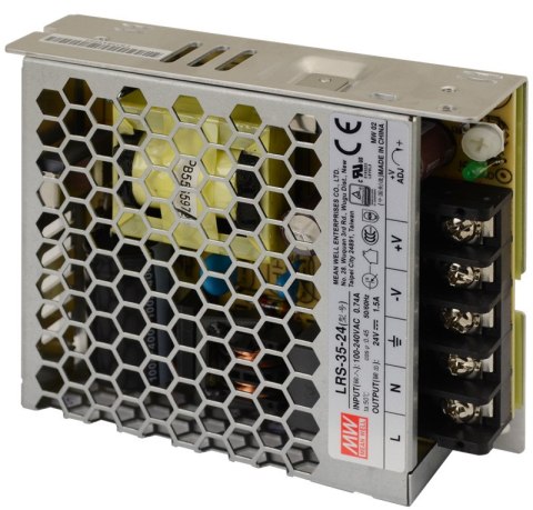 Zasilacz modułowy Mean Well LRS-35-24 24V 1.5A 36W Zasilacz modułowy Mean Well LRS-35-24 24V 1.5A 36W