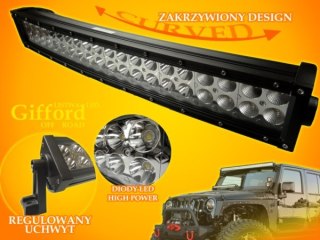 Listwa LED Gifford 120W CW Off Road Curved