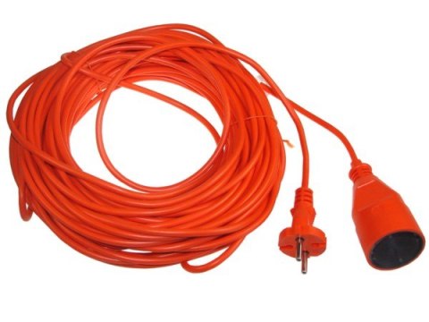 Przedłużacz 1 gniazdo 30m pomarańczowy 2x1,5mm -- Przedłużacz 1 gniazdo 30m pomarańczowy 2x1,5mm --
