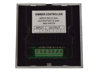 Ściemniacz LED dotykowy 4x4A 12-24V czarny
