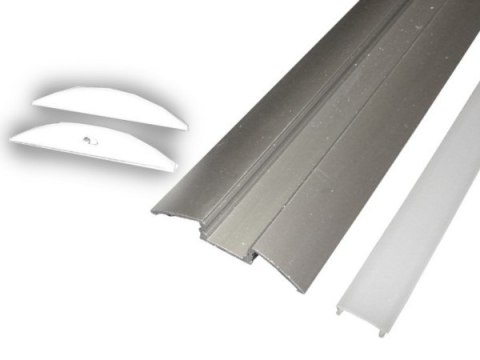 Profil LED PL2ANA-05 2,0m klosz frosted Profil LED PL2ANA-05 2,0m klosz frosted