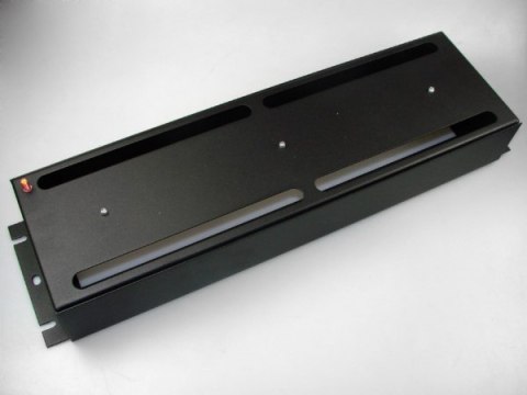 Panel dystrybucji napięć 19" 3U RAL9004 Panel dystrybucji napięć 19" 3U RAL9004