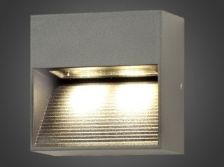 Oprawa elewacyjna LED Ninion 2W DW szara
