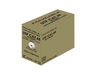 Przewód UTP6 drut Cu +żel 305m MAXCABLE
