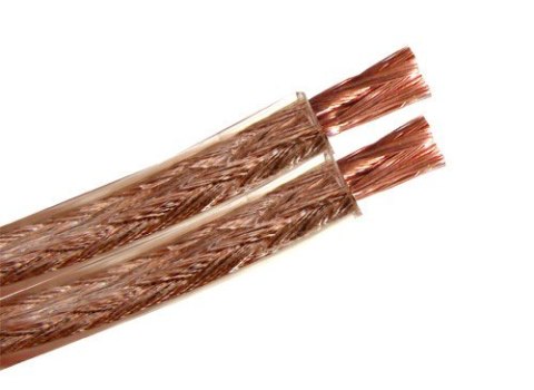 Przewód głośnikowy Cu płaski 2x1,0mm Przewód głośnikowy Cu płaski 2x1,0mm