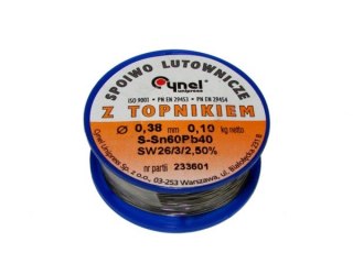 BOWI Cyna 0,38/100g Sn60Pb40 z topnikiem Cynel