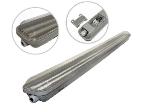 Oprawa led Volter 40w 120cm 4000K IP65 przezroczys Oprawa led Volter 40w 120cm 4000K IP65 przezroczys