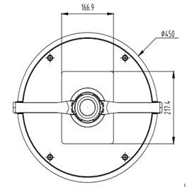 Lampa parkowa Adora 60W 4000K RAL7016 antracyt