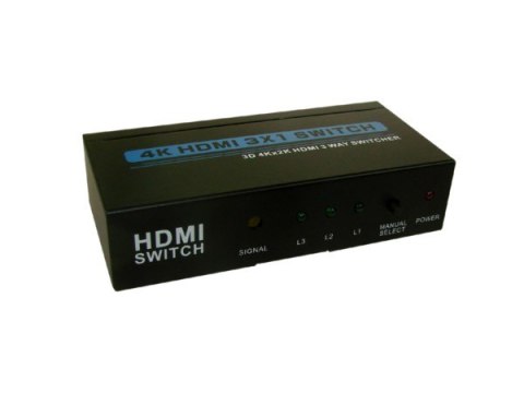 Sumator HDMI 3/1 v1,4b z pilotem 3D Sumator HDMI 3/1 v1,4b z pilotem 3D
