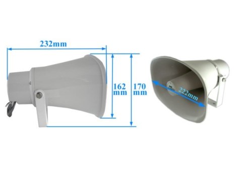Głośnik tubowy MRS-02 15W 8ohm 100V Głośnik tubowy MRS-02 15W 8ohm 100V