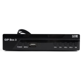 Tuner DVB-T2 GIP Box 3 Golden Interstar HEVC H265 PYCH