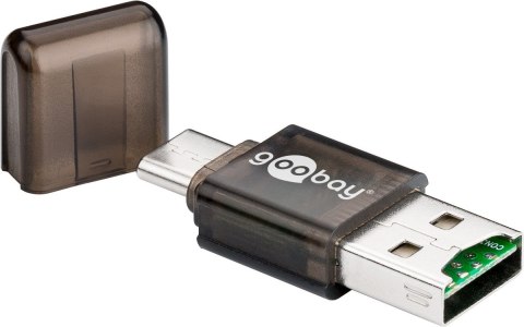 Czytnik kart pamięci SD microSD MMC M2 AiO Goobay Czytnik kart pamięci SD microSD MMC M2 AiO Goobay