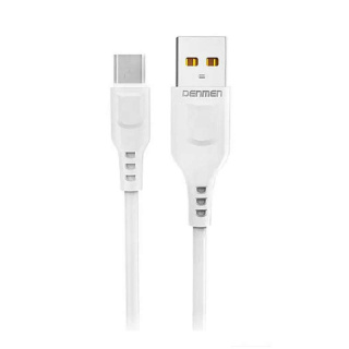 Denmen D01V Przewód microUSB 1m biały