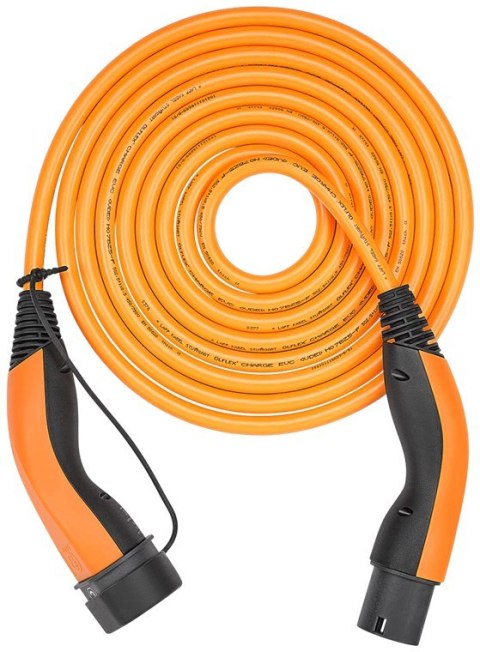 Kabel EV HELIX Type 2 LAPP 11kW 20A orange 5m