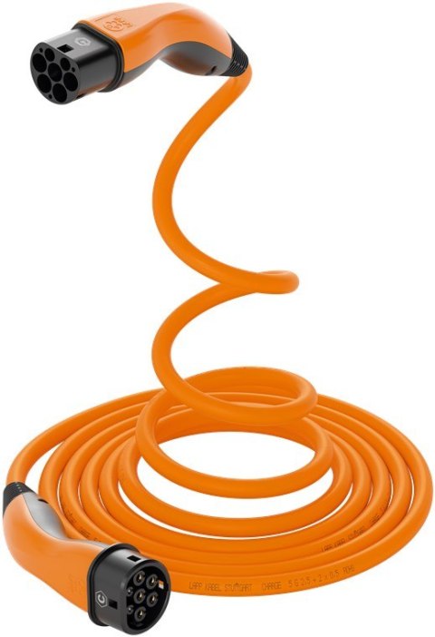 Kabel EV HELIX Type 2 LAPP 11kW 20A orange 5m