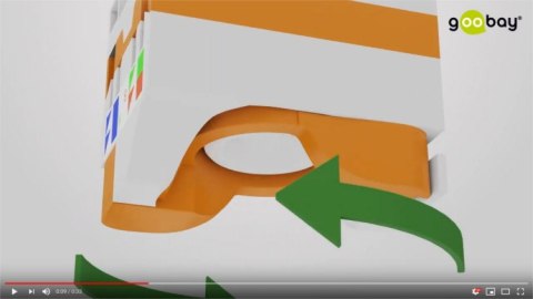 Złącze Keystone RJ45 CAT 6 UTP gn/gn beczka czarne Złącze Keystone RJ45 CAT 6 UTP gn/gn beczka czarne